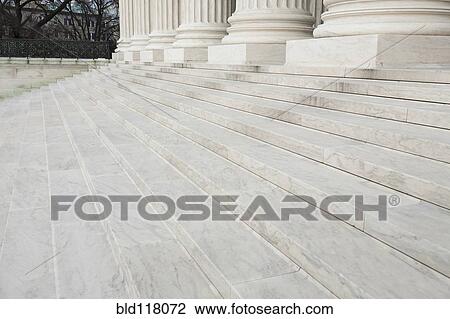 Stock Image - Steps Leading to the Supreme Court. Fotosearch