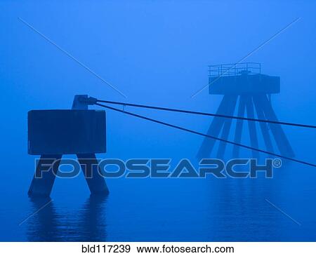 Stock Photo - Structures Along Port. Fotosearch