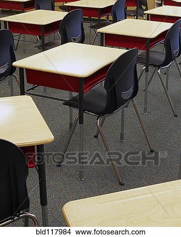 Student Desks In Classroom View Large Photo Image Picture - Student Desks In Classroom. Fotosearch
