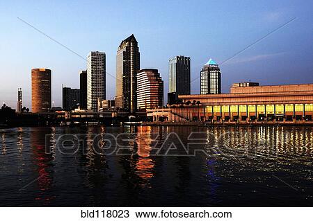 Stock Image - Tampa Skyline. Fotosearch