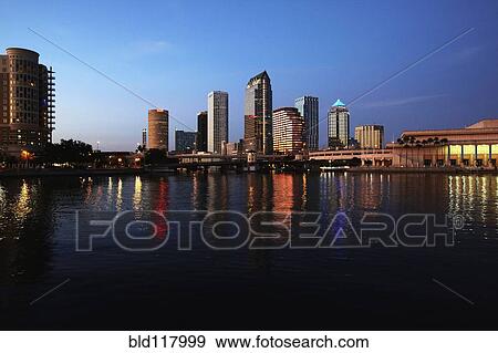 Tampa Skyline View Large Photo Image Stock Photo - Tampa Skyline. Fotosearch