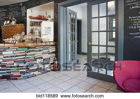 The interior of a coffee shop View Large Photo Image Stock Photo - The interior of a coffee shop . Fotosearch