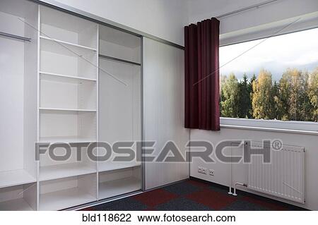 Stock Image - The main building of the Toravere Observatory, the interior, empty rooms corridors. Fotosearch
