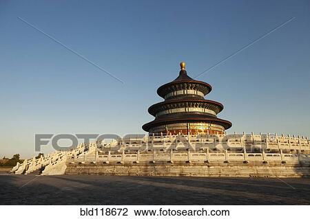 The Temple of Heaven in Beijing at sunset View Large Photo Image Stock Image - The Temple of Heaven in Beijing at sunset. Fotosearch