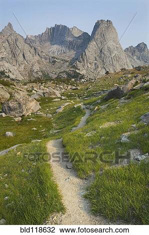 The trail overlooking the Cirque of the Towers, Popo Agie Wilderness View Large Photo Image Stock Image - The trail overlooking the Cirque of the Towers, Popo Agie Wilderness. Fotosearch