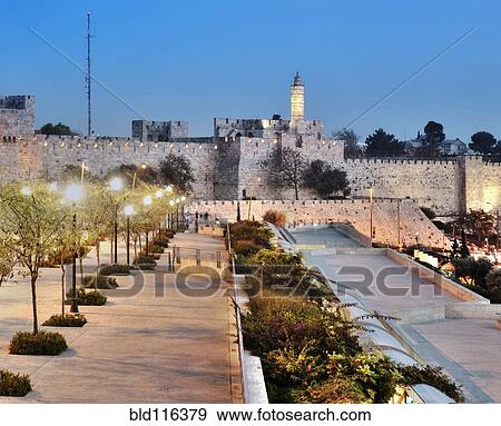 Tower of David View Large Photo Image Stock Photo - Tower of David. Fotosearch