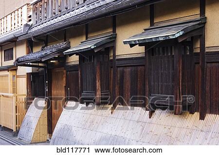Traditional Japanese House View Large Photo Image Stock Image - Traditional Japanese House. Fotosearch
