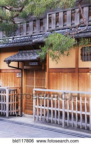 Traditional Japanese House View Large Photo Image Stock Photograph - Traditional Japanese House. Fotosearch