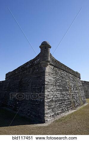 Turret of Castillo de San Marcos View Large Photo Image Stock Image - Turret of Castillo de San Marcos. Fotosearch