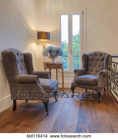 Two armchairs View Large Photo Image Picture - Two armchairs. Fotosearch