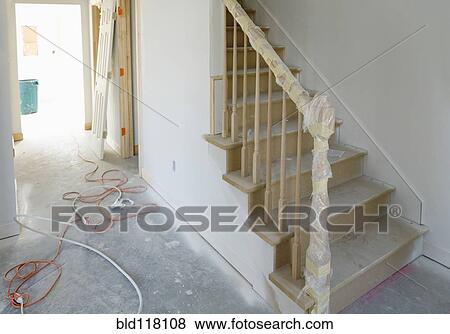 Stock Photo - Unfinished Staircase. Fotosearch
