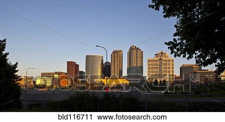 Stock Image - Urban Skyline in Bellevue. Fotosearch