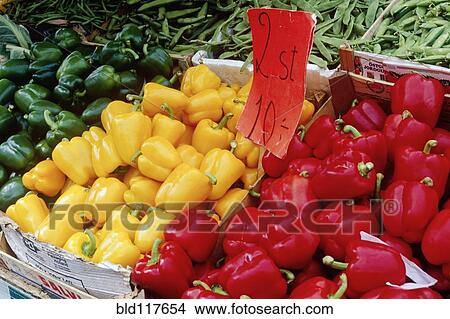Vegetables at Market Stand View Large Photo Image Picture - Vegetables at Market Stand. Fotosearch