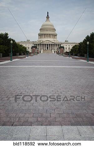 View up the National Mall to the Capital building View Large Photo Image Stock Image - View up the National Mall to the Capital building. Fotosearch