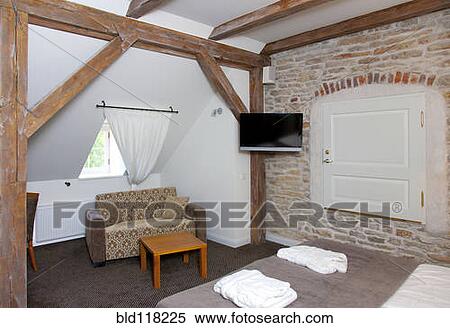 Stock Photography - Vihula Manor Hotel Bedroom Interior. Fotosearch