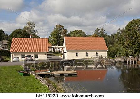 Stock Image - Vihula Manor Pond. Fotosearch