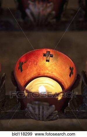 Votive Prayer Candle View Large Photo Image Stock Photo - Votive Prayer Candle. Fotosearch