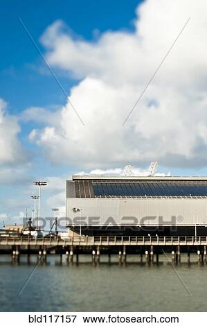 Warehouse and Cranes At a Seaport View Large Photo Image Stock Photo - Warehouse and Cranes At a Seaport. Fotosearch