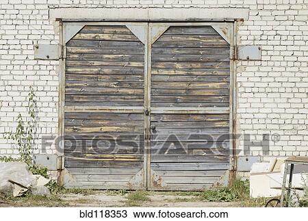 Stock Image - Warehouse Door. Fotosearch
