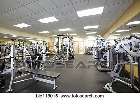 Weight Training Room View Large Photo Image Stock Photography - Weight Training Room. Fotosearch
