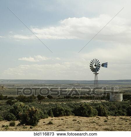 Windmill and Water Tank on the Prairie View Large Photo Image Stock Image - Windmill and Water Tank on the Prairie. Fotosearch
