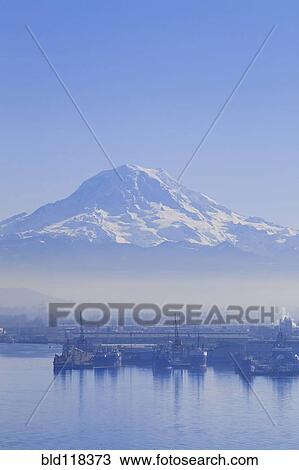 Winter smog rising over the industrial area of Tacoma View Large Photo Image Stock Image - Winter smog rising over the industrial area of Tacoma. Fotosearch