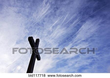 Wooden Cross View Large Photo Image Stock Photo - Wooden Cross. Fotosearch