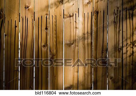 Picture - Wooden Fence. Fotosearch