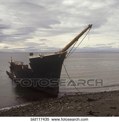 Wrecked Ship in Patagonia View Large Photo Image Stock Photography - Wrecked Ship in Patagonia. Fotosearch
