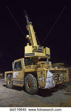 Stock Photography - Yellow Construction Crane. Fotosearch