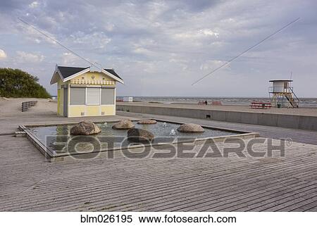 A beach resort on the Baltic sea View Large Photo Image Stock Photography - A beach resort on the Baltic sea. Fotosearch
