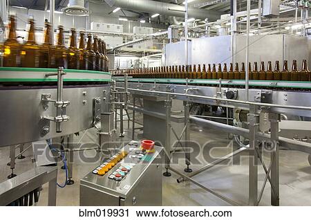 Stock Image - A brewery and bottling plant in Estonia. Fotosearch