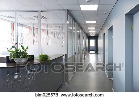 A corridor in the office View Large Photo Image Stock Photo - A corridor in the office. Fotosearch