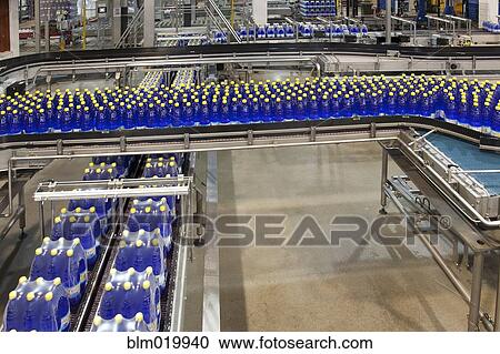 Stock Image - A drinks bottling plant in Estonia. Fotosearch