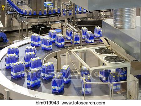 Stock Image - A drinks bottling plant in Estonia. Fotosearch