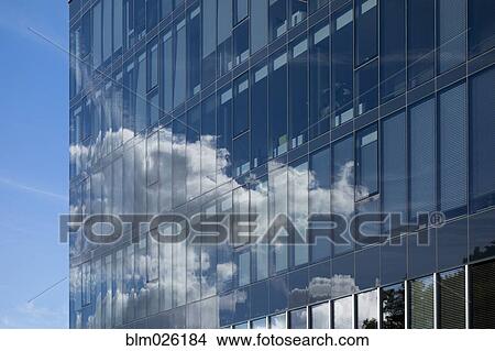 Picture - A large modern building in Tartu with glass. Fotosearch