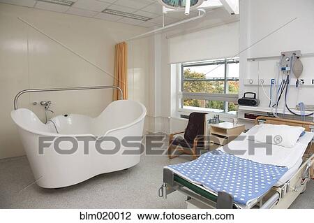 Stock Image - A maternity unit in hospital . Fotosearch