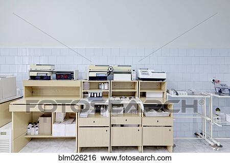 A medical laboratory with machinery and equipment View Large Photo Image Stock Photograph - A medical laboratory with machinery and equipment. Fotosearch