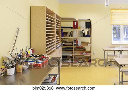 Stock Photo - A newly built school. Fotosearch