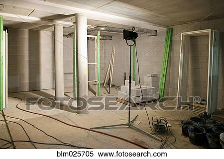 Stock Photography - A residential space under construction or renovation. Fotosearch