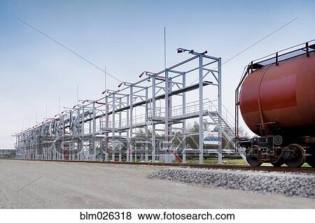 A shale oil storage facility View Large Photo Image Stock Photo - A shale oil storage facility. Fotosearch