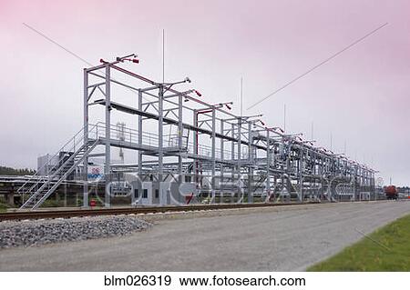 A shale oil storage facility View Large Photo Image Stock Photo - A shale oil storage facility. Fotosearch