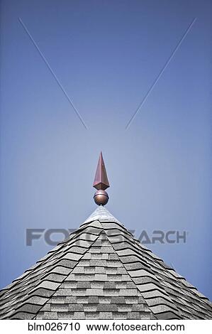 A shingle roof, with small grey times, and a central pinnacle View Large Photo Image Stock Image - A shingle roof, with small grey times, and a central pinnacle. Fotosearch