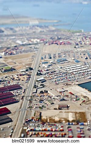 Aerial View of Industrial Area View Large Photo Image Stock Photo - Aerial View of Industrial Area. Fotosearch