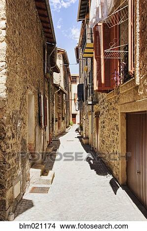 Alleyway in France View Large Photo Image Picture - Alleyway in France. Fotosearch