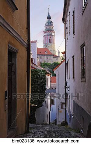 Stock Photograph - Alleyway through an Old City. Fotosearch