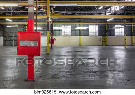 Stock Photography - An empty industrial building in Los Angeles. Fotosearch