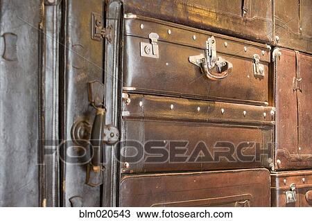 Antique Luggage View Large Photo Image Stock Image - Antique Luggage. Fotosearch