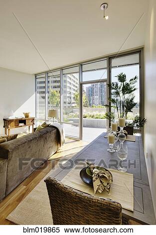 Stock Photography - Apartment Living Room Interior. Fotosearch