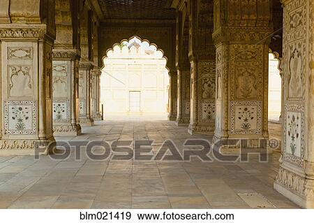 Stock Photo - Arched Door in the Red Fort. Fotosearch